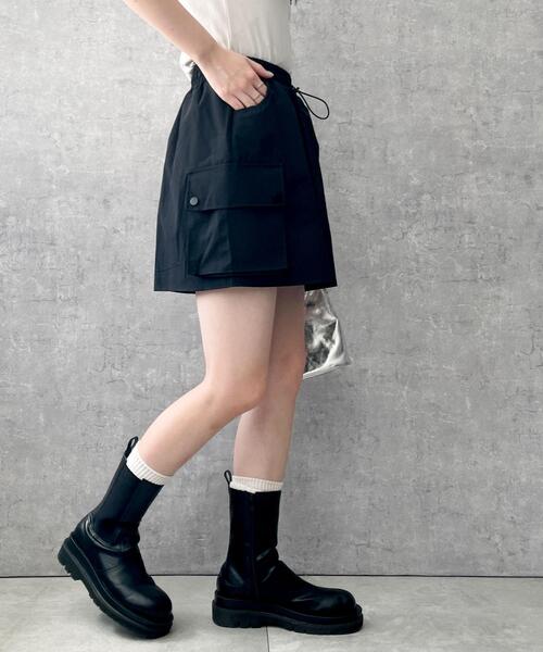 WOND スカート ナイロンカーゴミニスカート : ZOZOTOWN Yahoo!店