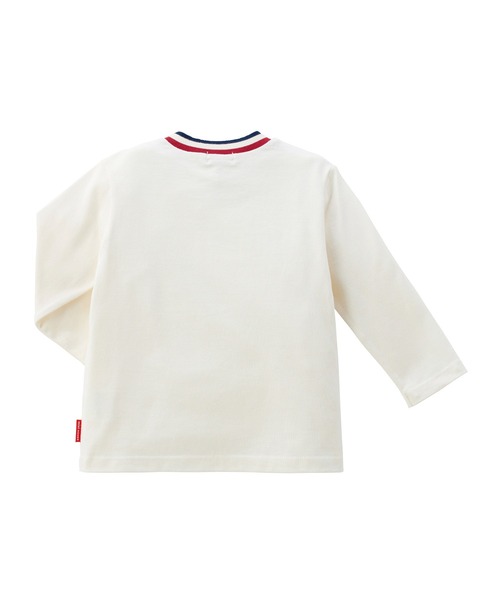 tシャツ シルエットベア長袖Ｔシャツ キッズ 子供服 男の子 女の子の画像