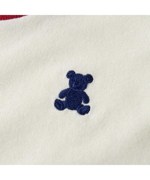 tシャツ シルエットベア長袖Ｔシャツ キッズ 子供服 男の子 女の子の画像