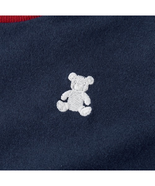 tシャツ シルエットベア長袖Ｔシャツ キッズ 子供服 男の子 女の子の画像
