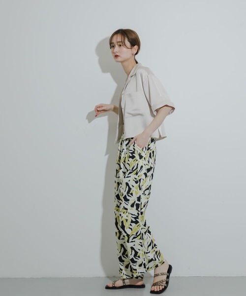 ブラウス シャツ ソフトグログランハーフジッププルオーバー レディース SENSE OF PLACE by URBAN RESEARCH ブラウス シャツ サテン