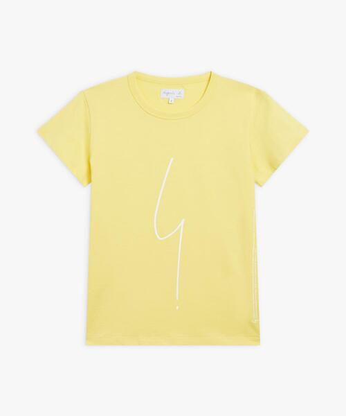 tシャツ アイコニック コットン 半袖 Tシャツ ”ポワンディロニー” レディース アイコニック コットン 半袖 Tシャツ 