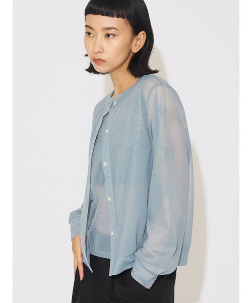 MIDIUMISOLID / ミディウミソリッド MIDIUMISOLID for Ladies シアーアンサンブル MIDIUMISOLID for Ladies シアースキッパープルオーバー