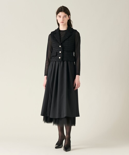 GRACE CONTINENTAL（グレースコンチネンタル） ベスト ジレ ツイード