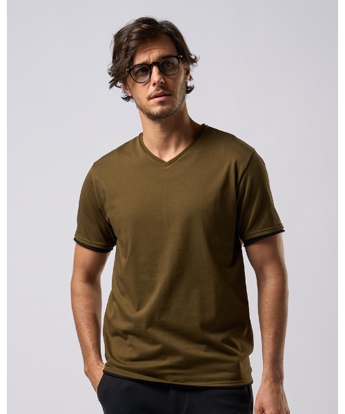 wjk tシャツ cool touch V-neck S/S メンズ : ZOZOTOWN Yahoo!店