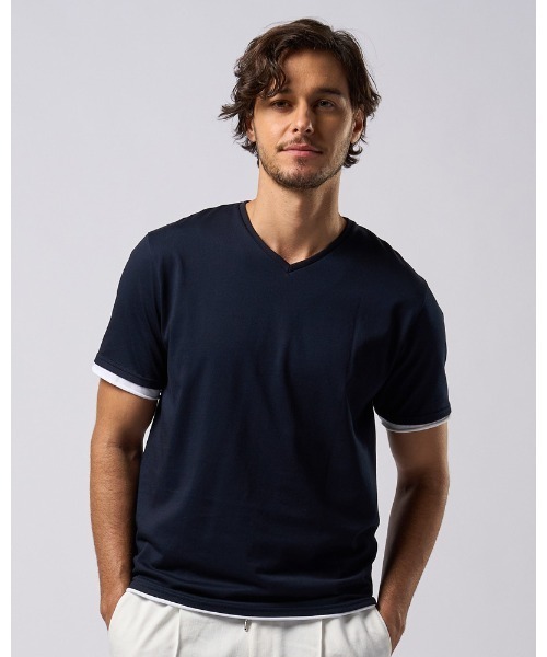 Tシャツ・カットソー IONSEOUL SOCCER V-NECK T BJ413 IONSEOUL(アイオンソウル) Tシャツ・カットソー(メンズ) - 海外