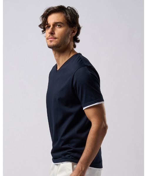wjk tシャツ cool touch V-neck S/S メンズ : ZOZOTOWN Yahoo!店