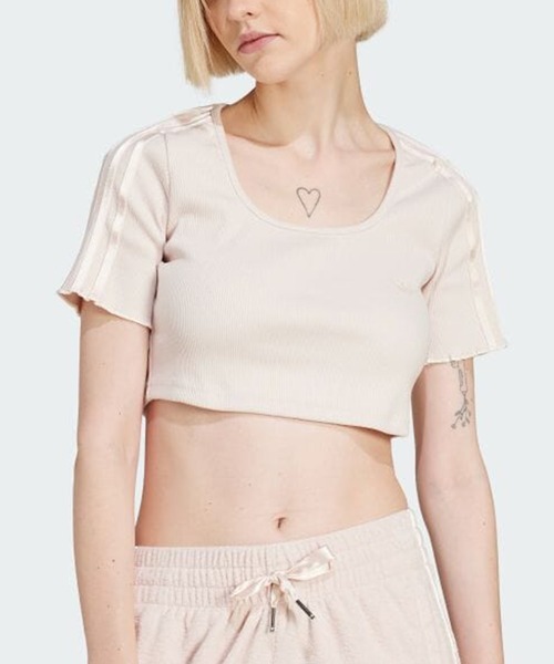 【ADIDAS ORIGINALS】◆クロップド ベイビー Tシャツ◆正規品◆ ADIDAS ORIGINALS】◇クロップド ベイビー Tシャツ◇正規品