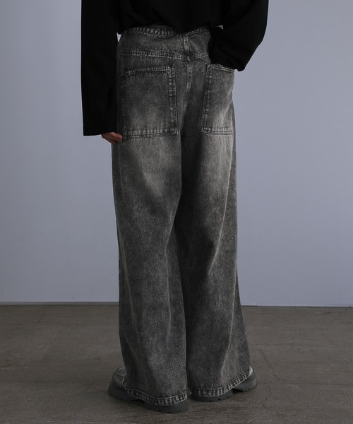 LILL（リル） ジーンズ 「12oz」ルーズシルエットシームデニムパンツ