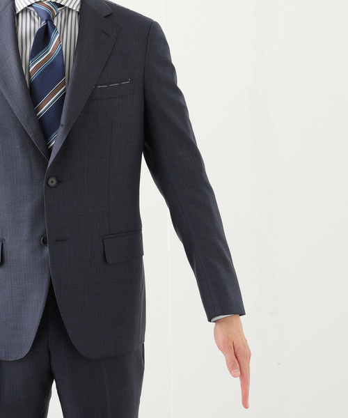 セレモニースーツ セットアップ D.OLIVER 3ボタン スーツ Loro Piana Fabric メンズの画像