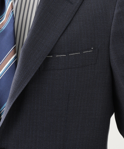 セレモニースーツ セットアップ D.OLIVER 3ボタン スーツ Loro Piana Fabric メンズの画像