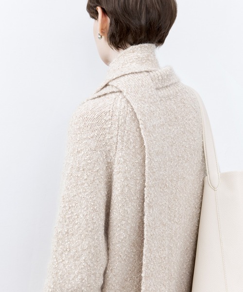 tageechita ワンピース 「tageechita」フリンジアクセント ツイード