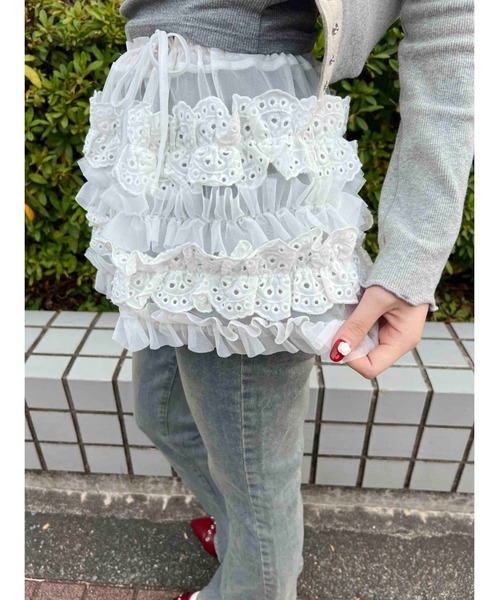 カラフルフリルスカート カラフルフリルスカート - メルカリ