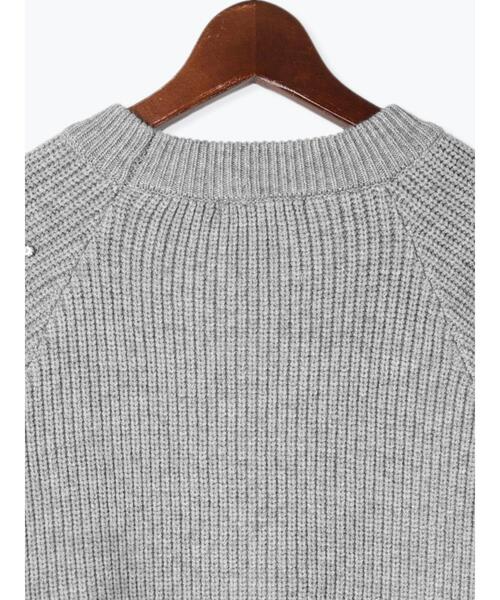 Te chichi（テチチ） ニット セーター フラワービジュー畦ニットプル