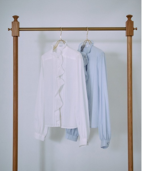 eLLa stand frill blouse スタンドフリル　ブラウス Meline M. ブラウス シャツ Stand frill blouse スタンドフリル