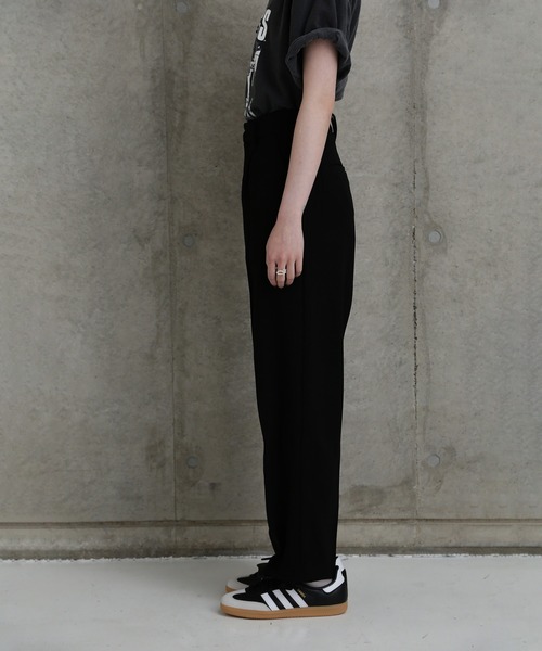 ROSE BUD（ローズバッド） パンツ タックテーパードパンツ レディース