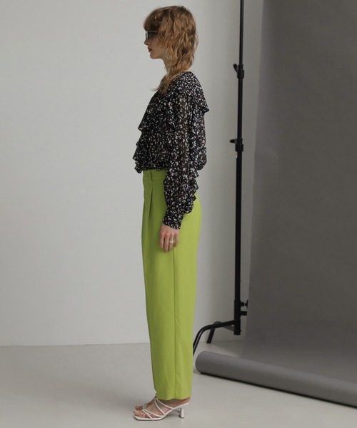 ROSE BUD（ローズバッド） パンツ タックテーパードパンツ レディース