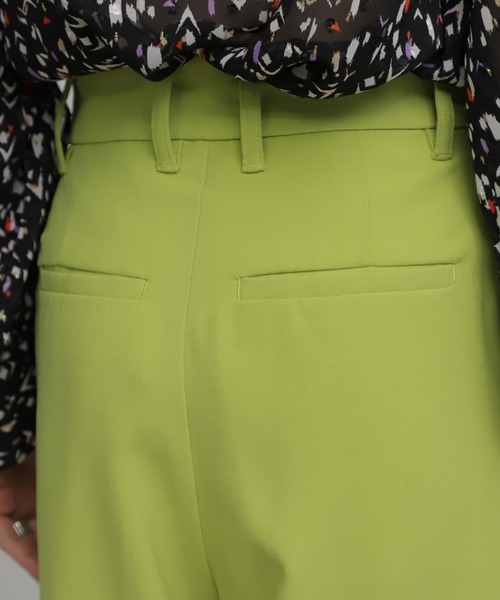 ROSE BUD（ローズバッド） パンツ タックテーパードパンツ レディース