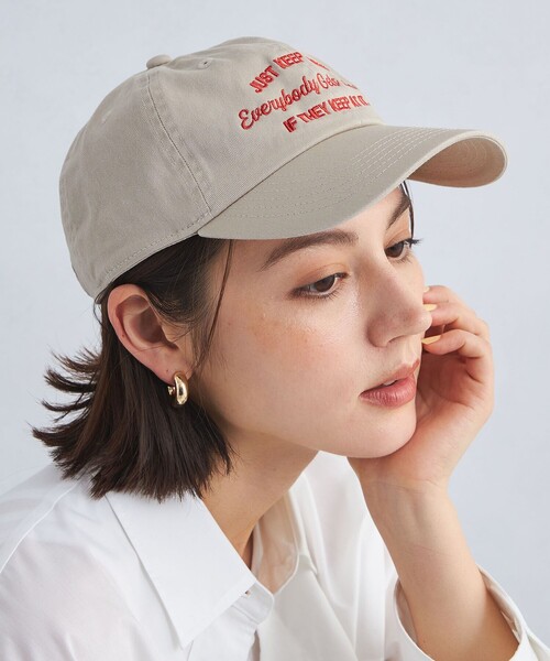 キャップ 帽子 メッセージ ロゴキャップ / CAP レディース | green label relaxing | 02