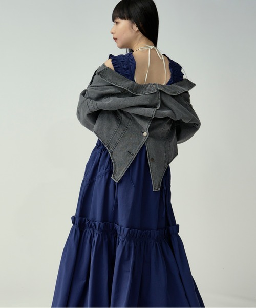 エムエイチエル✨美品 デニムジャケット フルジップ インディゴ サイズ36 A BATHING APE アベイシングエイプ 001ljg801002x CHAMPION