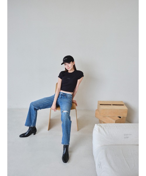   モノグラム ベイビーTシャツ モノグラム ベイビーTシャツ（Tシャツ/カットソー）｜Calvin
