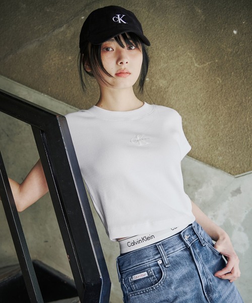 【CK JEAN】  MONOGRAM BABY T モノグラム ベビー T モノグラムベビーTシャツ（Tシャツ/カットソー）｜Calvin Klein