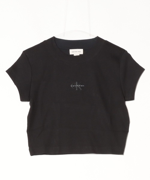   カルバンクライン モノグラム ベイビーTシャツ Calvin Klein（カルバン・クライン） tシャツ モノグラム ベイビーT