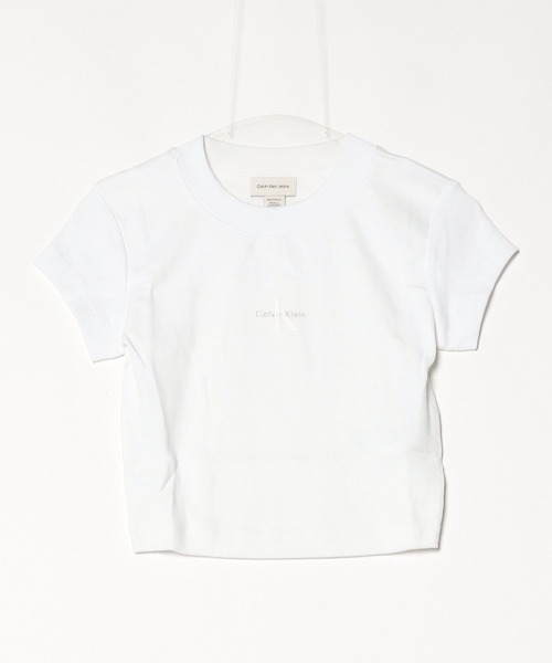   カルバンクライン モノグラム ベイビーTシャツ Calvin Klein（カルバン・クライン） tシャツ モノグラム ベイビーT