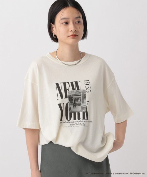 A part by tシャツ 「別注」LIFEフォトルーズTEE レディース