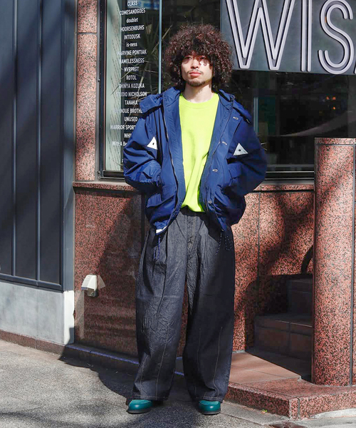 パンツ is-ness DENIM 5PK BALLOON PANTS 25SS is-ness Silk Denim 5PK Balloon Pants - Indigo
