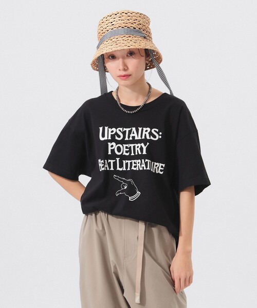 tシャツ 「別注」City Lights Bookstore / UP STAR Tシャツ レディース