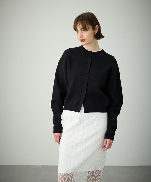 N.O.R.C ニットカーディガン フリー ブラック レディース : ZOZOTOWN