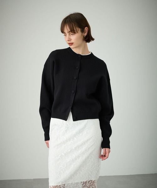 N.O.R.C ニットカーディガン フリー ブラック レディース : ZOZOTOWN