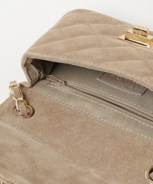 「MILOS」 キルティング2WAYバッグ - ベージュ レディース_画像4