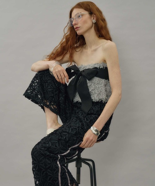 VIOLETTA（ヴィオレッタ） チューブトップ ベアトップ カップ付き