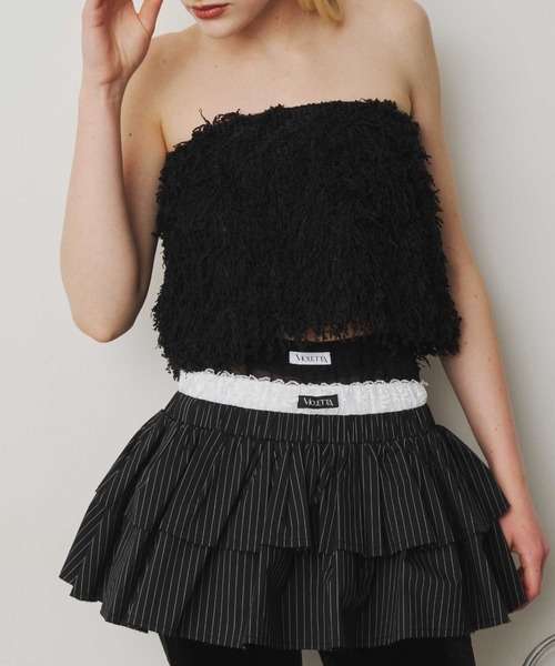 VIOLETTA（ヴィオレッタ） チューブトップ ベアトップ カップ付き