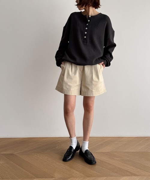 CANAL JEAN tシャツ El mar カルゼヘンリーロンT レディース