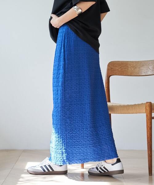 本日13日で出品終了⭐︎SACRA プリーツスカート アイボリー 38 美品】SACRA シンセティックレザー プリーツスカート 38