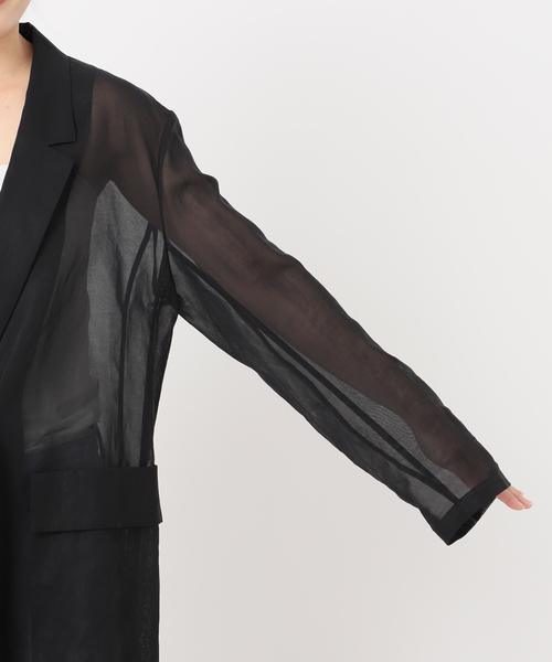 plage ジャケット テーラードジャケット SHEER レディース