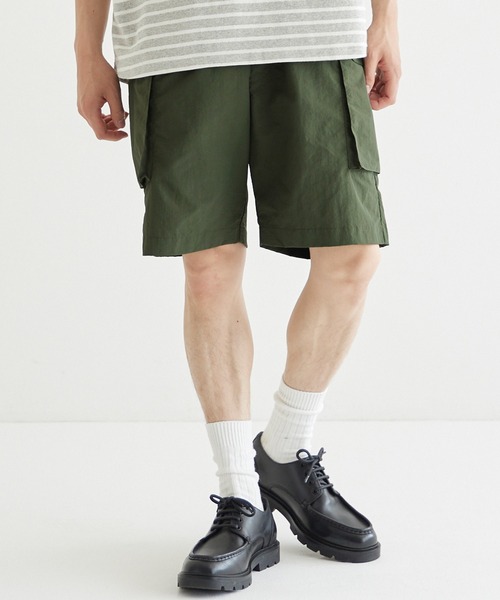 【美品】TMT カーゴショートパンツ　【カーキ】 976b164919451a5f9b5ef3d2edf3c6