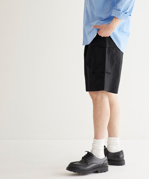 カーゴショートパンツ ネイビー UNIQLO（ユニクロ）の「カーゴショートパンツ（その他パンツ