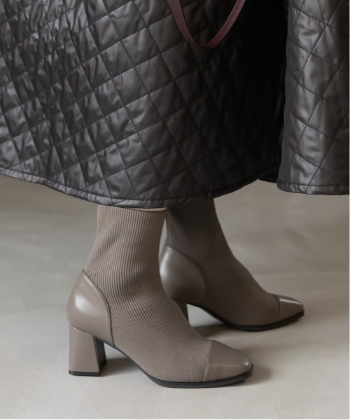 「RANDA」 ショートブーツ S グレー レディース_画像8