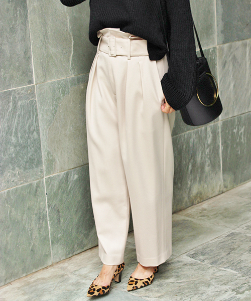 「IENA」 パンツ 34 グレー レディース_画像2