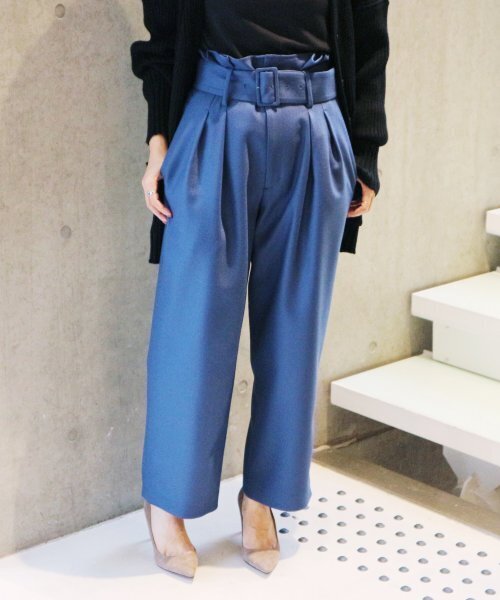 「IENA」 パンツ 34 グレー レディース_画像4