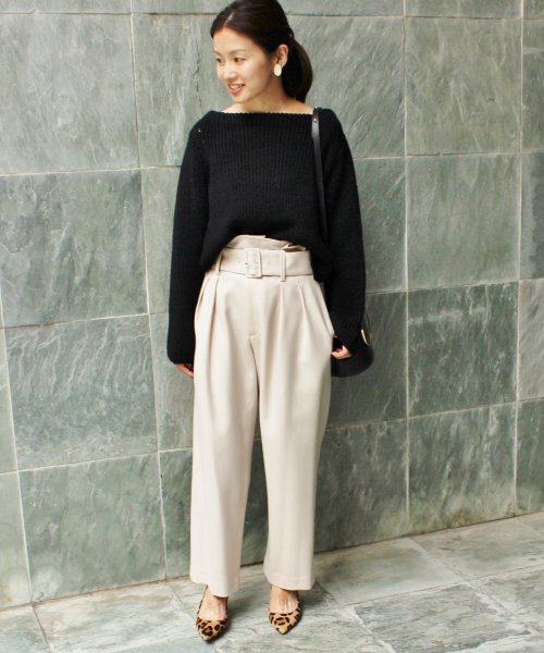 「IENA」 パンツ 34 グレー レディース_画像6