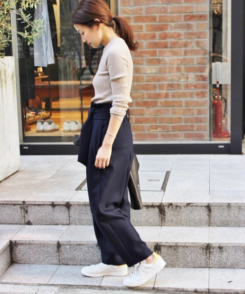 「IENA」 パンツ 34 グレー レディース_画像7