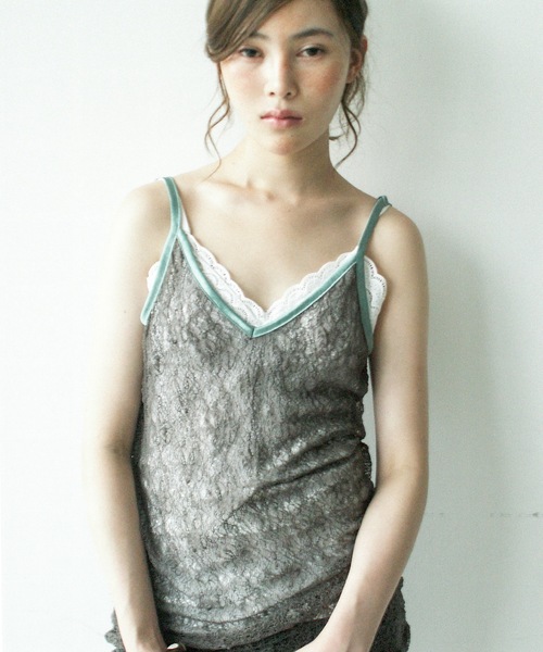 igi キャミソール Sheer lace Camisole / シアーレースキャミソール