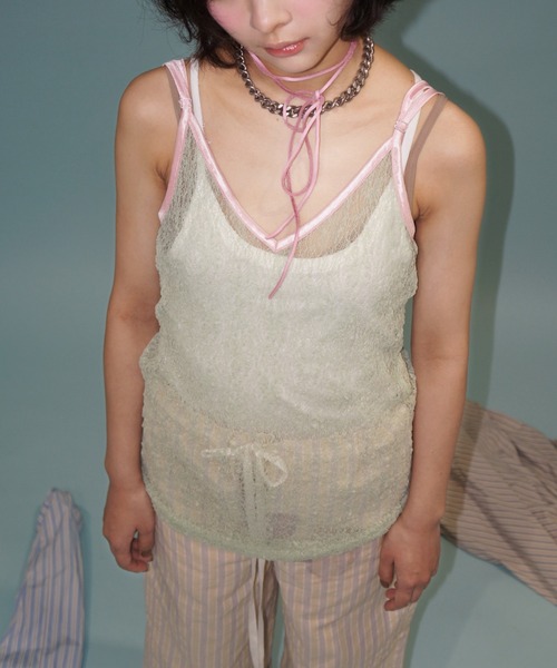 cfierce キャミソール igi キャミソール SHEER LACE CAMISOLE / シアーレース