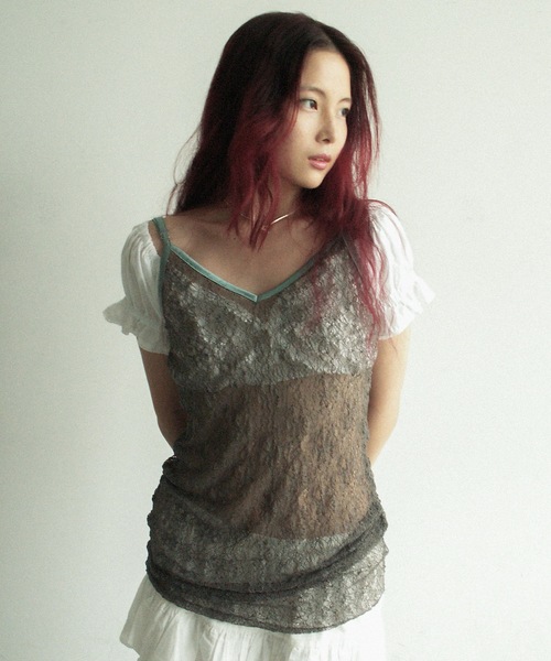 igi キャミソール SHEER LACE CAMISOLE / シアーレースキャミソール