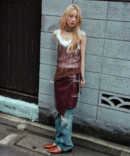 キャミソール SHEER LACE CAMISOLE igi キャミソール SHEER LACE CAMISOLE / シアーレース